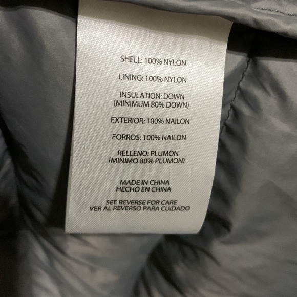 Eddie Bauer Mens Large Puffer Down Fill Vest Jacket Navy Blue - Picture 7 of 8